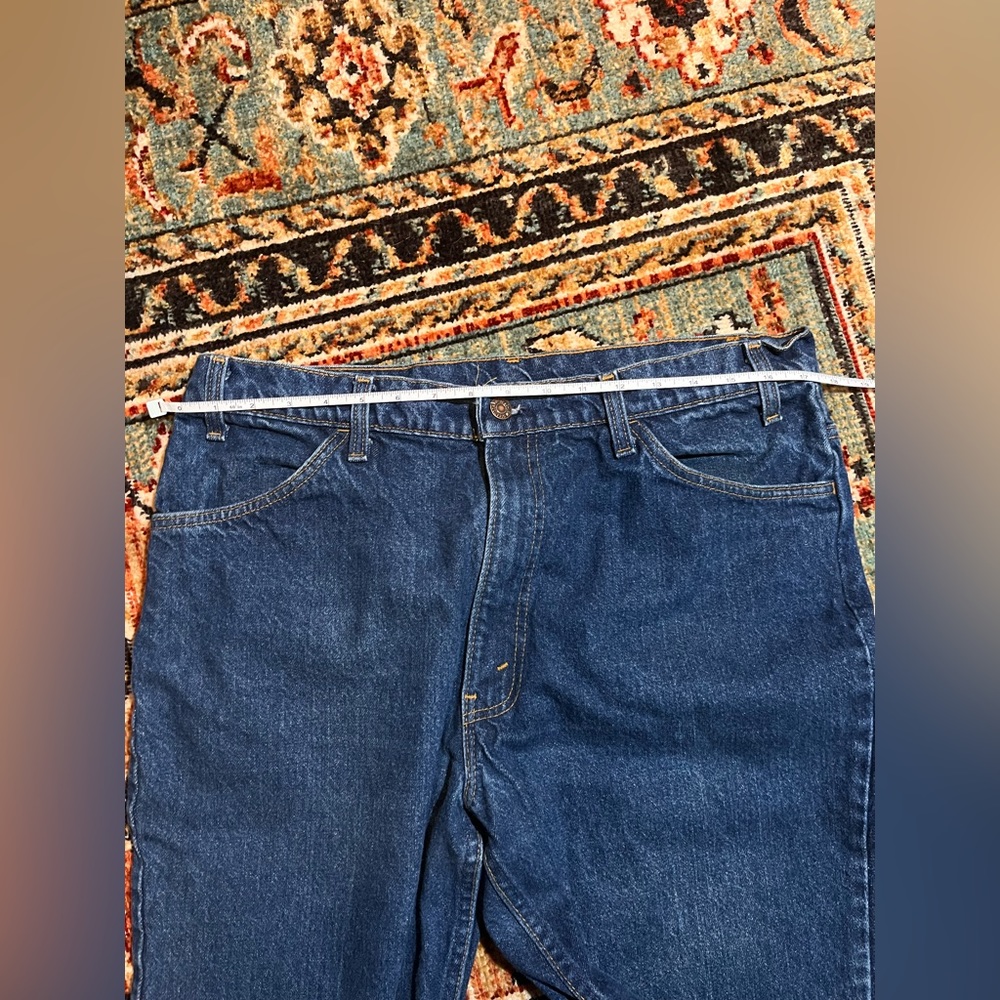 Levis Orange Tab 575 Flare Bell Bottom Jeans 38 (35)X 32 Vintage Great Condition - Picture 4 of 14